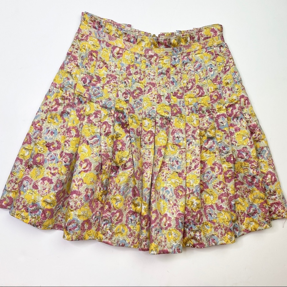 NWT Zac Posen for Target Metallic Pleated Skirt 3